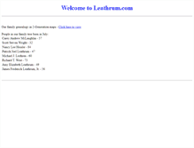 Tablet Screenshot of leathrum.com